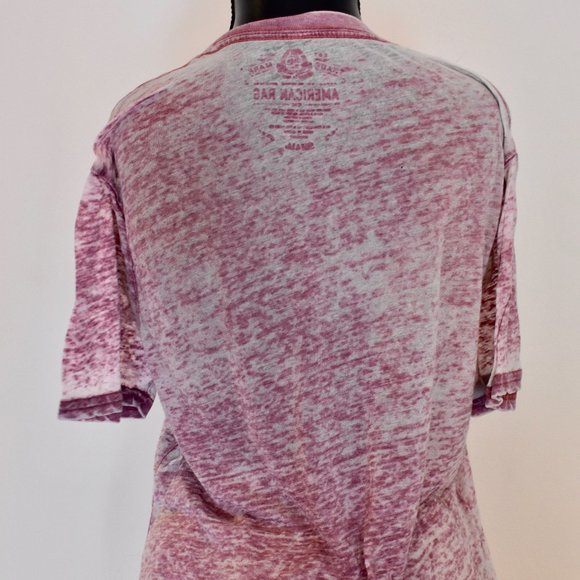 American Rag Red Seethrough t-shirt Size Small - Picture 3 of 5